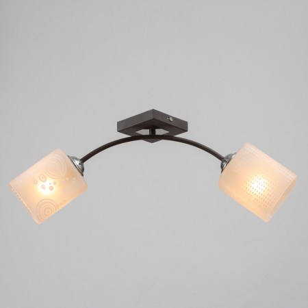 Chandelier gallop cascade 2x60W E27 brown 15x50x25cm-1