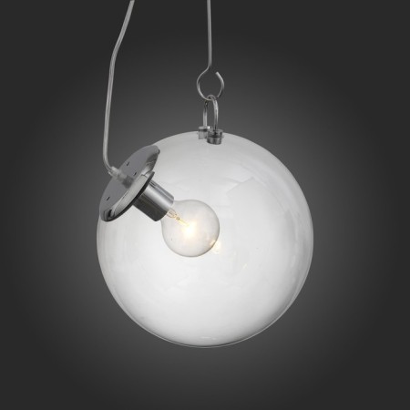 Suspension lamp ST LUCE. SL550.103.01. Senza. 1x60 W, E27, 25x25x27 cm, chromium color-4