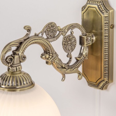 Sconces Citilux "Adriana" CL405413, 14.5x20 cm, 1x75W, E27, brown color-14