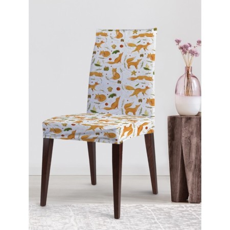 Czech on the chair "Red Lisichka", decorative, velor