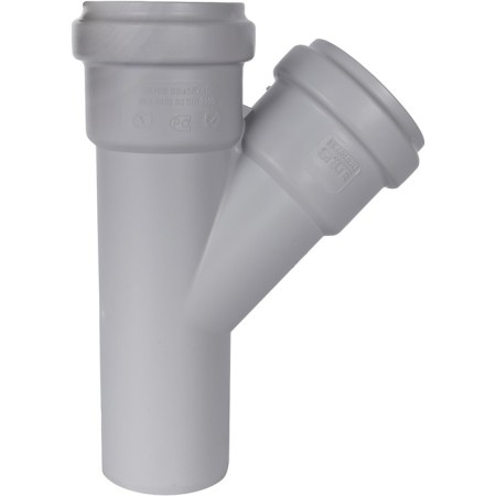 Sewer tee Stout SKB-0015-585845, 58 x 58 mm, 45 °, silent-1