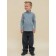 Turtleneck for the boy Pelican, height 116 cm, color gray