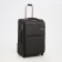 Small 24 suitcase "on lightning, code castle, with extension, brown color
