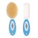 A set of combs with nylon bristles m & in, blue color