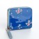 Women's wallet with lightning, blue color