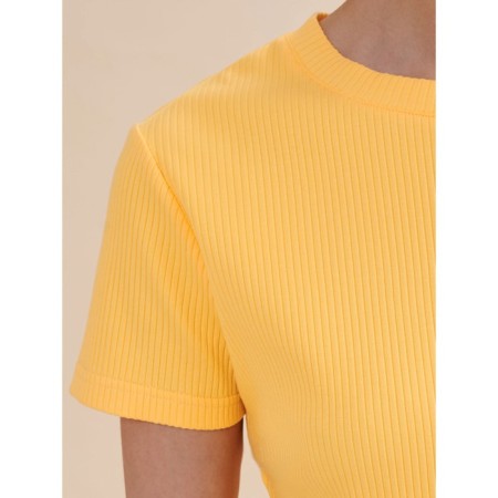 Top female, size l, yellow color-3