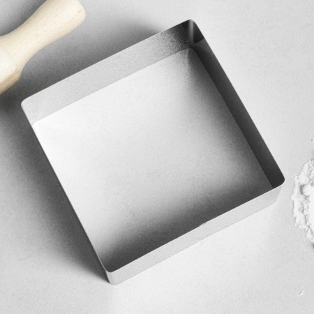 Baking and calculation form "Square", H-5 cm, 12 x 12 cm-1