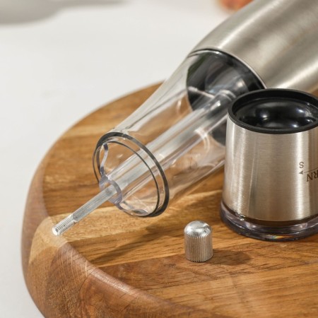Mill for spices "Delight", 19 × 6.5 cm, bilateral grinding for salt and pepper-2
