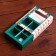 New Year. Box for 6 sweets "New Year's Patterns", 13.7 x 9.8 x 3.8 cm, confectionery packaging