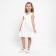 Sleeveless dress Minaku color white, height 104 cm