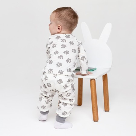 Longsliv children's “legs”, white/gray color, height 62 cm-2