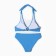 Separate female swimsuit, blue color, size 38