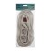 Extension cord Luazon Lighting, 3 sockets, 10 m, 6 A, 1300 W, 3x0.75 mm2, s/k, with off., B