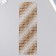 Self -adhesive rhinestones d 6 mm, brown