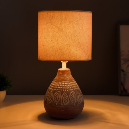 Table lamp "Monica" E14 40W chocolate 17x17x33 cm Risalux-1