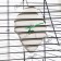 Mineral stone "Pigger" for birds, a shell with coal, 90 g