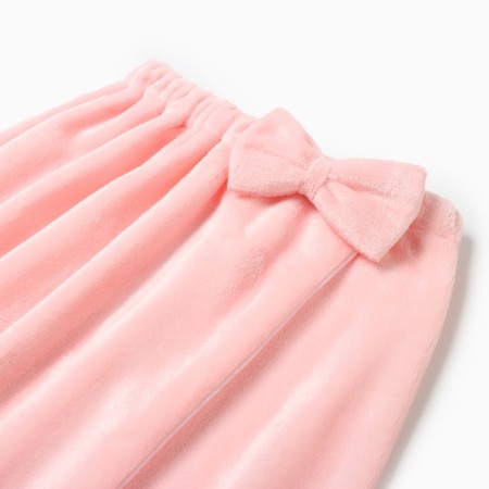 Set for the bath and bathroom Ethel "Bow", col. pink, towel- Pareo 75*120 cm+bandage-8