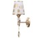 Bra "butterfly" E27 40W gold 15x17x31 cm
