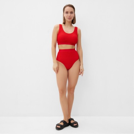 Separate Minaku women's swimsuit with a top color red, size 42-1