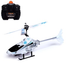 A helicopter radio -controlled Sky, light effects, white color