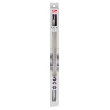Right knitting needles Ergonomics, 4 mm/35 cm, 2 pcs
