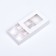 Box for sweets 6 pieces, 8.7 x 5.8 x 2.5 thin separators, white