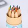 A set of colored pencils Mini in the Cat tube, 12 pcs, with a grinder