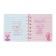 Notebook Gift Book on the crest 80l, line, color block, PVC Cat cover 3D (10x10.5cm) 10539