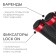 Dream Bike, 130 mm, Lock on, red color