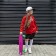Penniboard Onlytop, 56x15 cm, Pu Pu 60x45 mm, aluminum frame, purple color