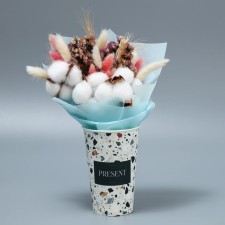 A glass for flowers 