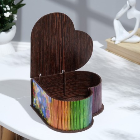 Casket Heart "Herber", 16x14x7 cm-1