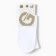 Male socks, white color, size 39-42