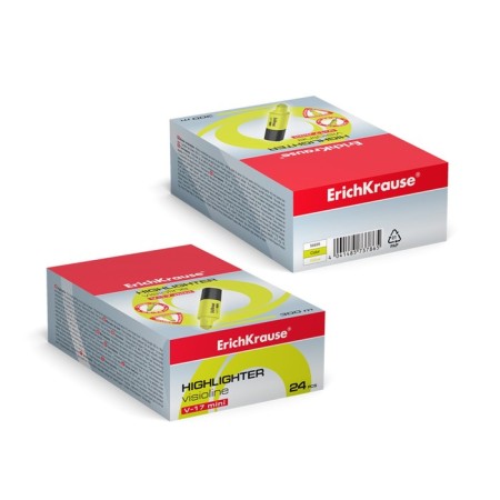 Marker Text Moisters Erichkrause Visioline V-17 Mini, 0.6-4.5 mm, water-based ink, yellow-2