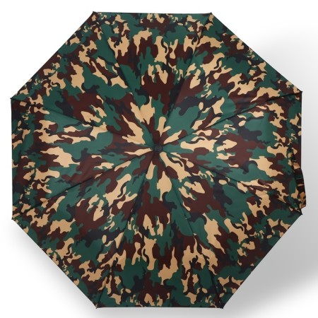 Automatic “camouflage” umbrella, eponge, 3 additions, 8 spokes, r = 49 cm, color mix-11