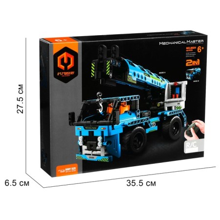 Designer on the Special Technician control panel, 2 assembly options: car crashes, truck, radio control, batteries, 401 parts-4