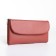 Women's wallet on magnet, pink color