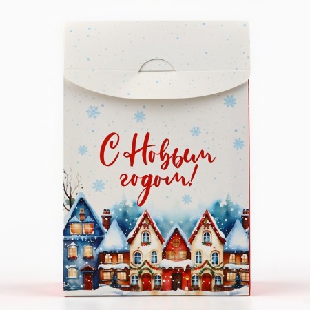 Folding box "Snow City", 15 x 7 x 22 cm, new year-3