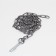 A chain for leaning dogs, 3 m, caliber 6 x 42 mm, black