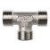 The STOUT SFT-0018-121212 tender, 1/2 "x 1/2" x 1/2 ", external/outer thread, nickel. Brass