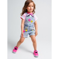 Denim jumpsuit for the girl PlayTode, height 86 cm