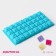 Baking uniform “Alphabet”, silicone, 35 × 18 cm, 32 cells (3.7 × 3.7 × 3 cm), Mix color