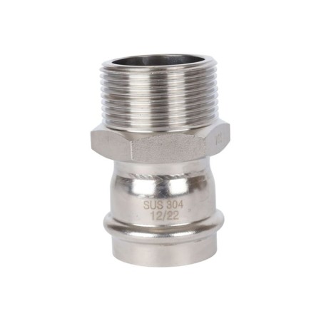 Adapter Rommer RSS-0021-035114, VPR-HR, D = 35 mm x 1 1/4 ", press, stainless steel