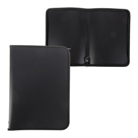 Plastic folder A4, 325 x 230 x 25 mm, lightning around, calligrata "office", PM-A4-11, 0.5 mm, color, texture "sand", black black