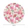 The tablecloth “warm shades of roses”, round, Saten, d = 150 cm