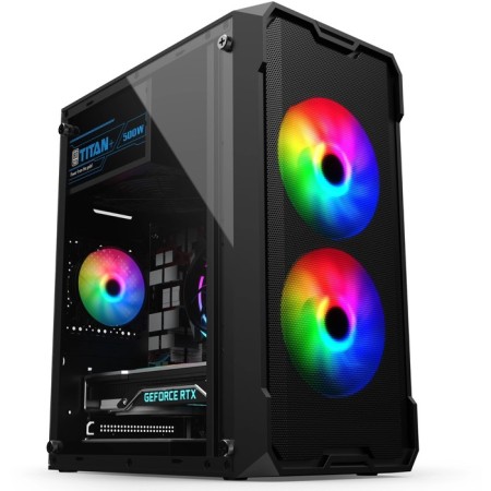 OCC-Mn301 call building Black without BP MATX 1x80mm 2x120mm 1xusb2.0 1xusb3.0 audio
