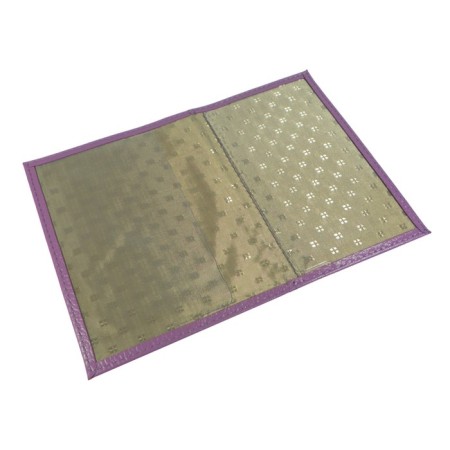 Cover for a passport with a pocket, lilac color-1