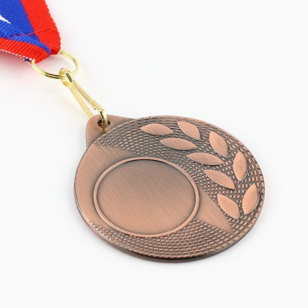 Medal for applying 006 diam 5 cm. Color of bronze. With a ribbon-2