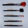 A set of makeup brushes, 5 objects, black color