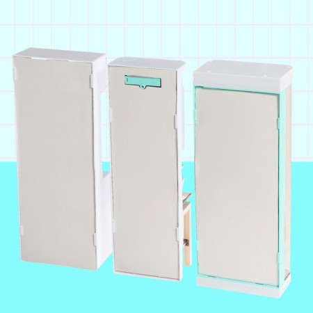 A set of furniture for dolls "Bathroom": bathroom, sink, dressing room-10